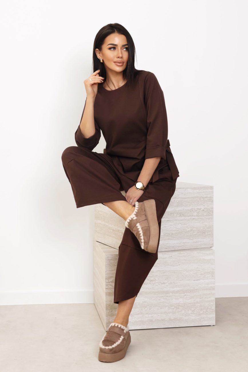 Komplet punto wiązany bok