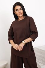 Komplet punto wiązany bok