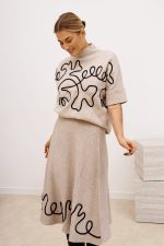 Komplet ze spódnicą esy floresy