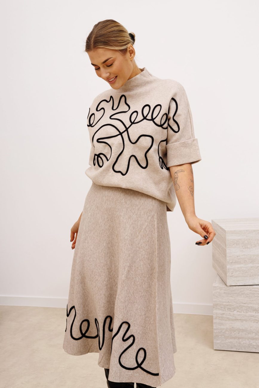 Komplet ze spódnicą esy floresy