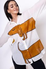 Koszula jamnik – Beż, UNI