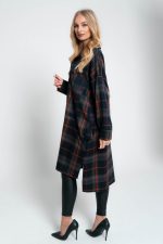 Koszula krata czaszka korona