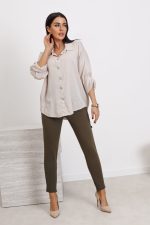 Koszula tencel ozdobne guziki