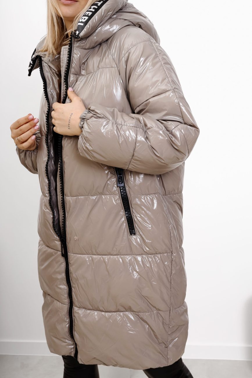 Kurtka błysk kaptur taśma