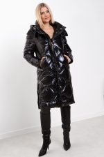 Kurtka długa bok zamki