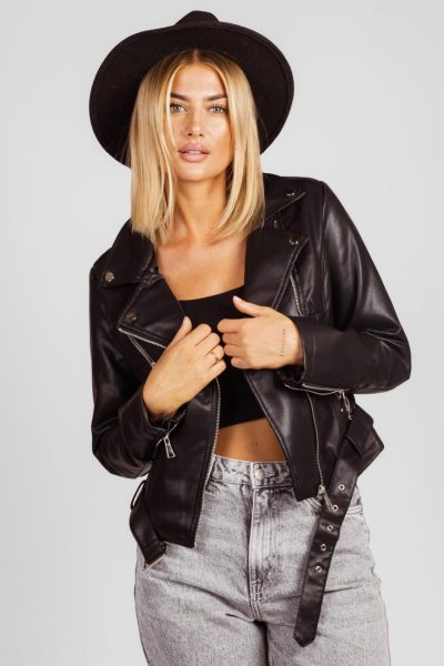 Kurtka eco klapy – Czarny, XL