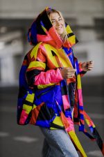 Kurtka geometryczne wzory