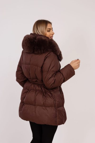 Kurtka puchowa wiązana