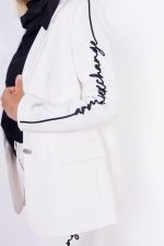 Marynarka haft Armani – Ecru, 4