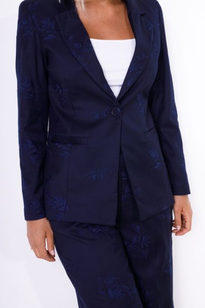 Marynarka haft RISSKIO – Granat, L