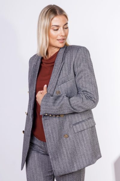 Marynarka jodełka Vicolo – Szary, L