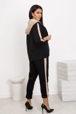 Marynarka kaptur brokatowy lampas