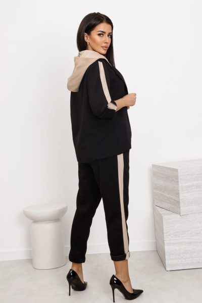 Marynarka kaptur brokatowy lampas