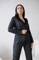 Marynarka kolorowa nitka – Czarny, L