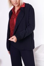 Marynarka mankiet koronka – Czarny, L