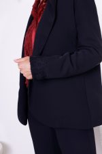 Marynarka mankiet koronka – Czarny, L