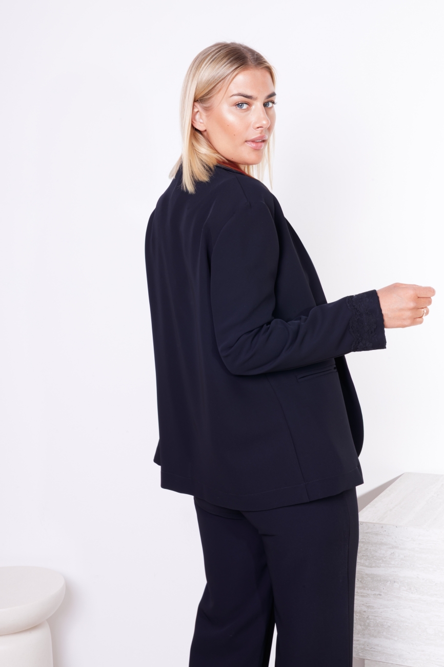 Marynarka mankiet koronka – Czarny, S