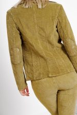 Marynarka sztruks cekinowe wstawki