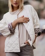 Narzutka podszewka panterka