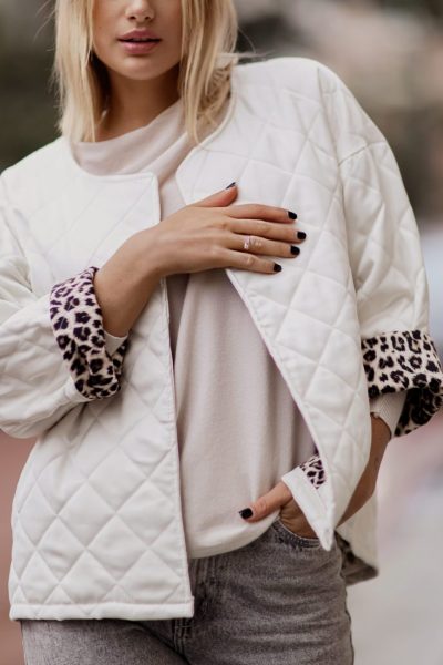 Narzutka podszewka panterka