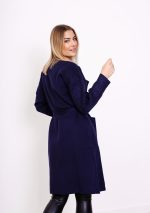 Płaszcz dzianinowy rękaw warkoczyki