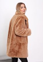 Płaszcz futerko zatrzaski