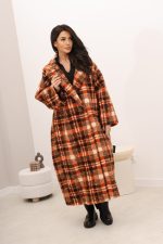 Płaszcz krata tył sfinks