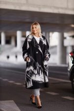 Płaszcz wzgórza oversize