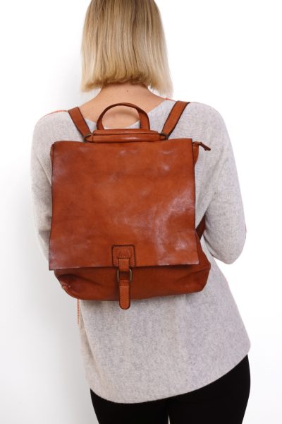 Plecak sprzączka – Camelowy, UNI