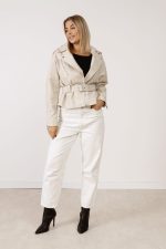 Ramoneska z paskiem talia