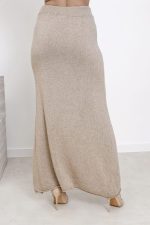 Spódnica długa kaszmir kieszonka