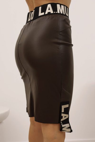 Spódnica eco taśma LAMU – 1, Czekolada