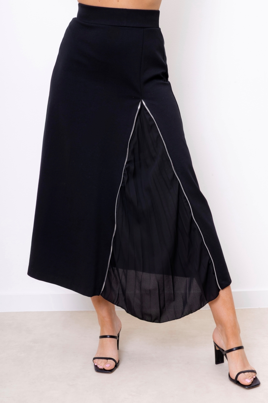 Spódnica zamek – Czarny, S