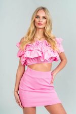 Spódniczka mini prążek