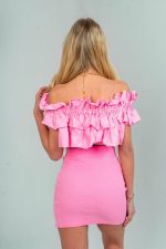 Spódniczka mini prążek