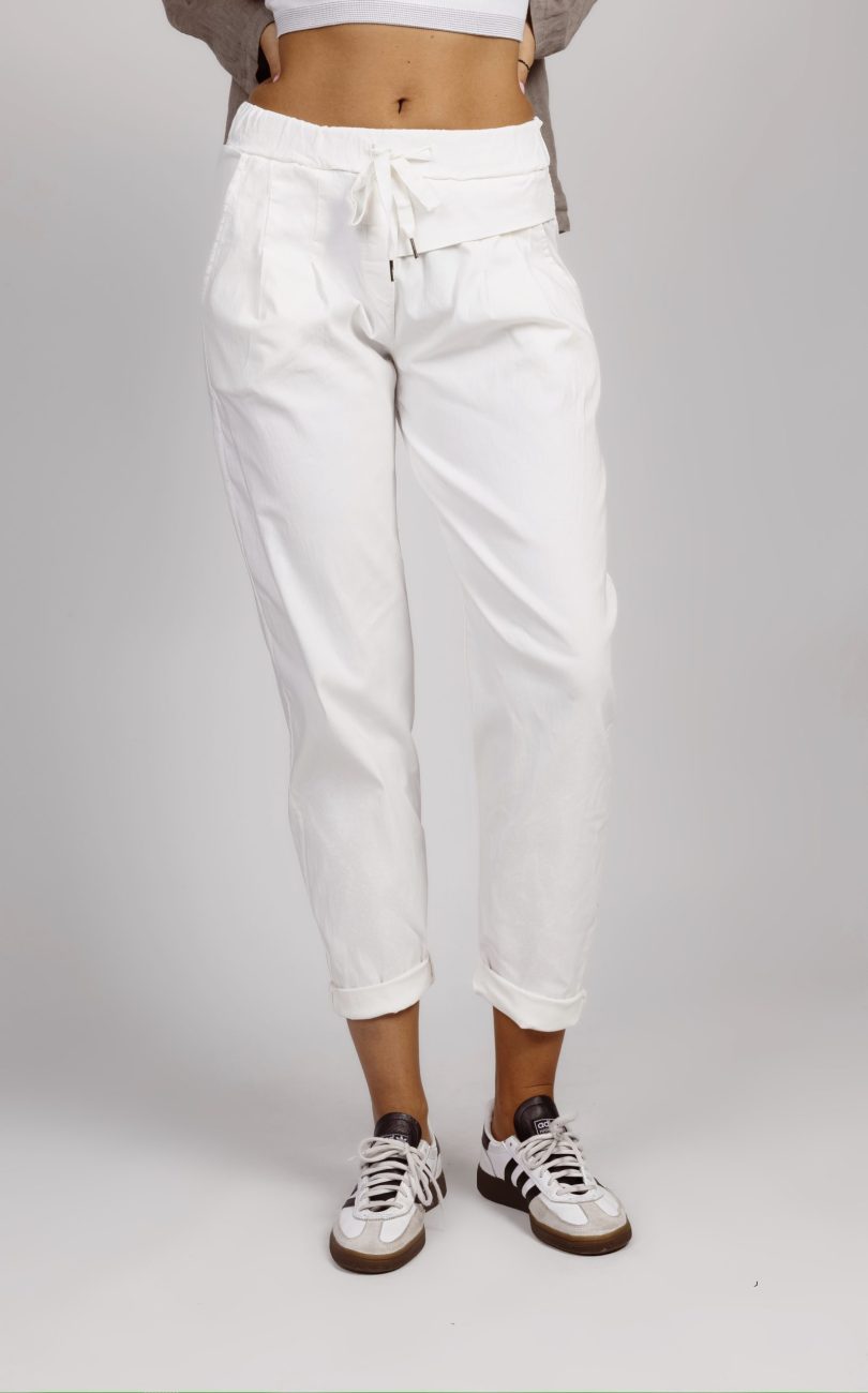 Spodnie bok zakładka