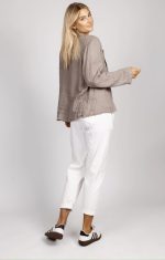 Spodnie bok zakładka