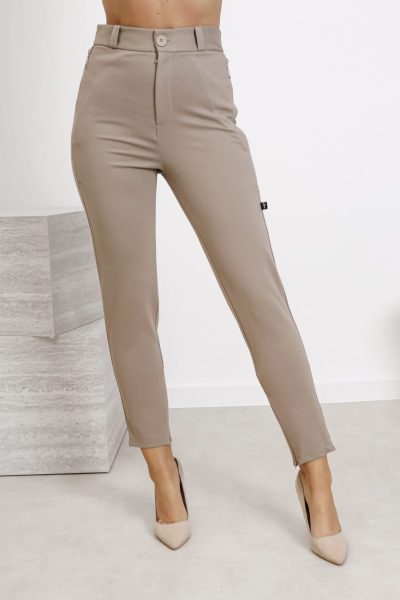 Spodnie boki zamki MCO – Beż, M/L