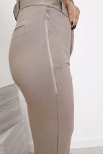 Spodnie boki zamki MCO – Beż, M/L