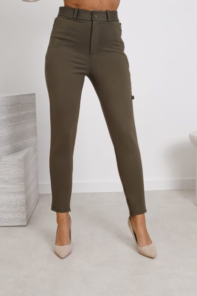 Spodnie boki zamki MCO – Oliwka, XS/S