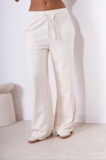 Spodnie brokat – UNI, Beżowy