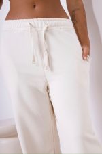 Spodnie brokat – UNI, Beżowy