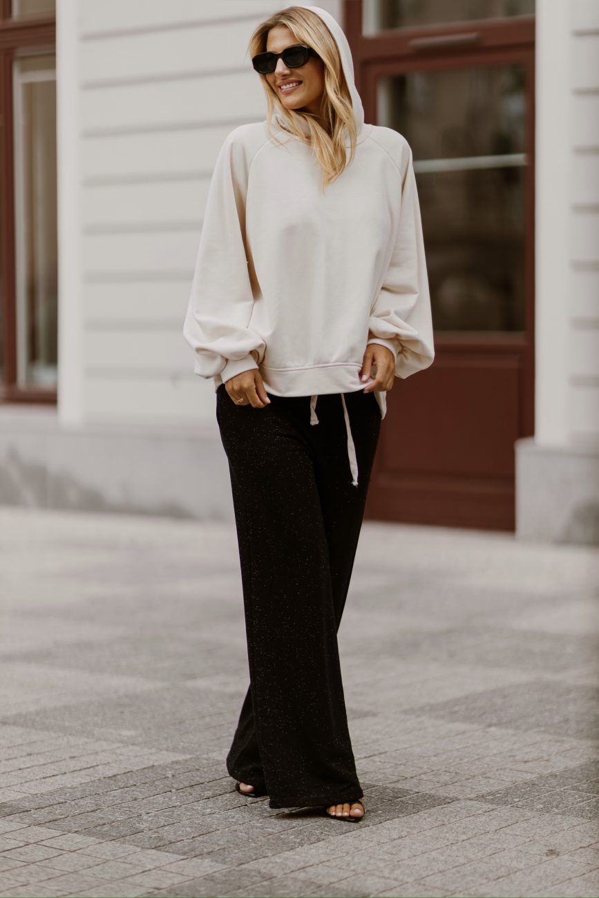 Spodnie brokat – UNI, Czarny