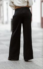 Spodnie brokat – UNI, Czarny