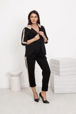 Spodnie brokatowy lampas