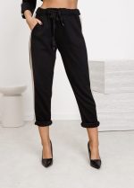 Spodnie brokatowy lampas