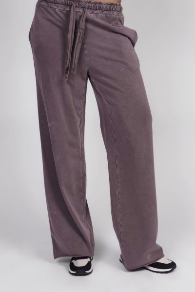 Spodnie dekatyzowane szeroka nogawka WIYA – Fango, UNI