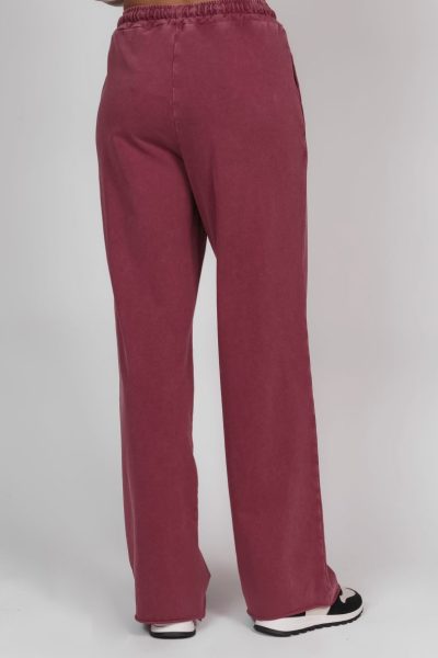 Spodnie dekatyzowane szeroka nogawka WIYA