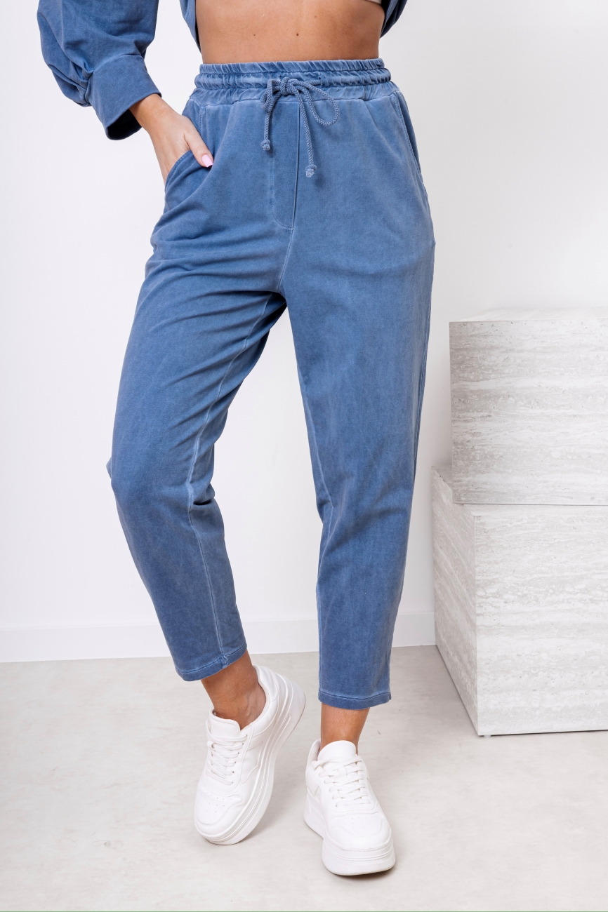 Spodnie dekatyzowane tył klapka – Jeans, UNI