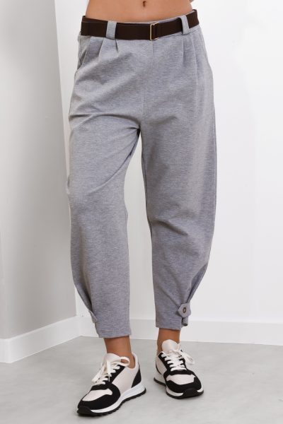 Spodnie dół guziczek punto – Szary, UNI